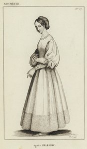 XII Eeuw, Agnes Hellebic (gravure)