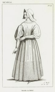 12e eeuw, Mabille de Riez (gravure)