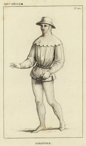 XIV Eeuw, Tuinman