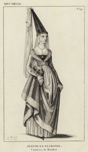 XIV Eeuw, Jeanne-la-Flamande, Gravin van Montfort