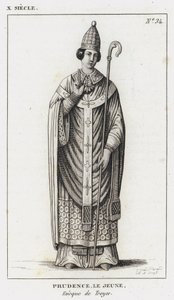 X Eeuw, Prudence de Jongere, Bisschop van Troyes door French School