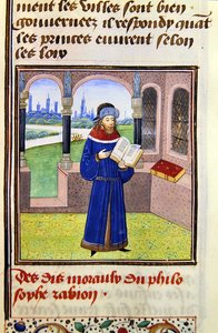 Zabion, uit Histoire des Philosophes, eind 15e eeuw door French School