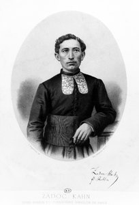 Zadoc Kahn, opperrabbijn van het Consistorie van Frankrijk, ca. 1869