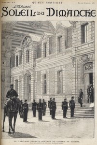 De Dreyfus-affaire - Kapitein Alfred Dreyfus verlaat de Conseil de guerre - Dreyfus-zaak - Proces van Rennes - Alfred Dreyfus verlaat de Conseil de guerre (1899) - 