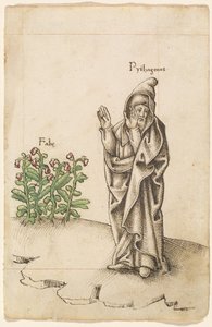 "Eet Geen Bonen" (fol. 25 recto) door French early 16th Century