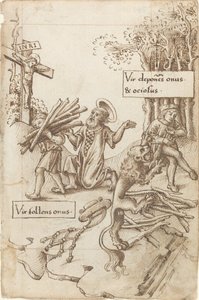 "Help hem die zijn last opneemt, niet hem die hem neerlegt" door French early 16th Century
