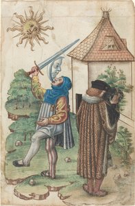 "Spreek Niet Tegen de Zon" en "Maak Geen Water Tegen de Zon" [fol. 39 recto]