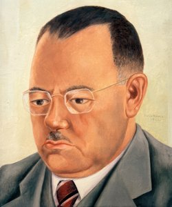 Portret van ingenieur Marte R. Gómez door Frida Kahlo