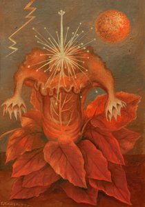 Bloem des levens door Frida Kahlo