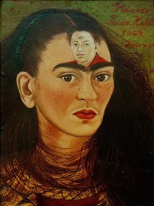 Diego en ik door Frida Kahlo