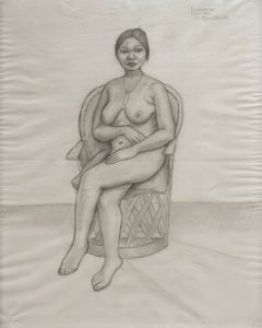 Eva Frederick naakt door Frida Kahlo