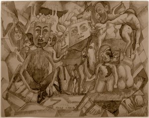 Maskers door Frida Kahlo
