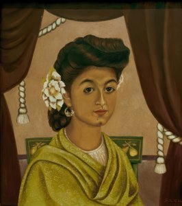 Portret van Lupita Morillo Safa door Frida Kahlo