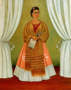 Zelfportret opgedragen aan Leon Trotski door Frida Kahlo