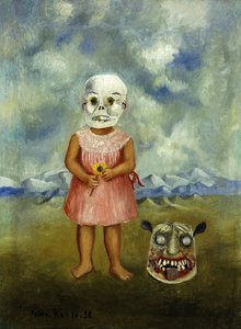 She Plays Alone of Meisje met het Dodenmasker; Ella Juega Sola of Nina met de Mascara de la Muerte