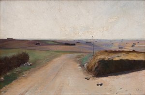 Een Landschap. Het Eiland Mors, Jutland door Fridolin Johansen