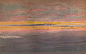 Zonsondergang aan de Noordkust van Azië, ten noorden van de Monding van de Chatanga, 1893, 1897