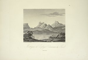 Bergen van kolomvormige porfier, Jacal, illustratie uit 