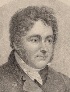 Portret van de componist Johann Bernhard Logier 1777-1846 door Friedrich August Fricke