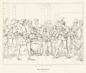Hamlet, Act V, Scene 2 door Friedrich August Moritz Retzsch
