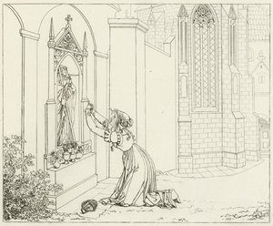 Illustratie voor Goethes Faust door Friedrich August Moritz Retzsch