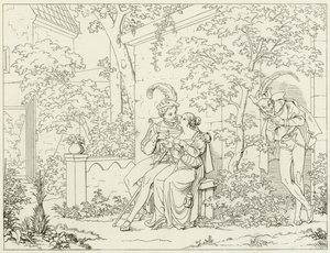 Illustratie voor Goethes Faust