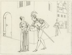 Illustratie voor Goethes Faust door Friedrich August Moritz Retzsch
