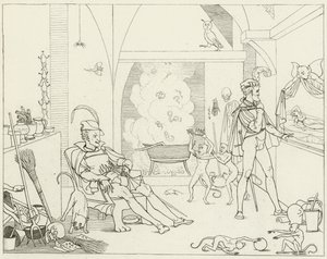 Illustratie voor Goethes Faust