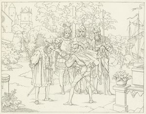 Illustratie voor Goethes Faust