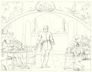 Illustratie voor Schillers Lied von der Glocke door Friedrich August Moritz Retzsch