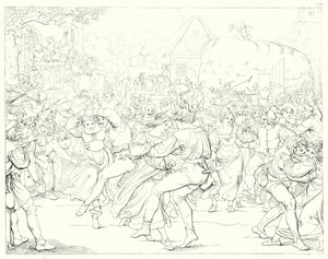 Illustratie voor Schillers Lied von der Glocke door Friedrich August Moritz Retzsch