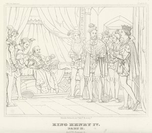 Koning Hendrik IV, Deel II, Act IV, Scene 4 (gravure)