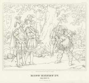 Koning Hendrik IV, Deel I, Act V, Scene 4 (gravure)