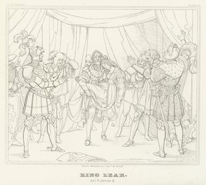 Koning Lear, Act V, Scene 3 (gravure)
