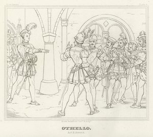 Othello, Act II, Scene 3 (gravure)