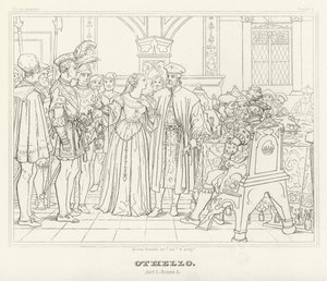 Othello, Act I, Scene 3 (gravure)