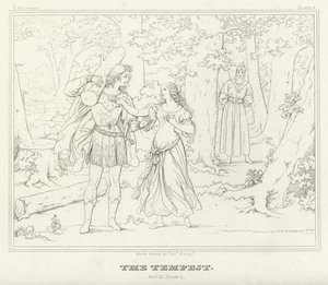 De Storm, Act III, Scene 1 (gravure)