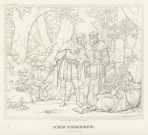 De Storm, Act II, Scene 1 (gravure)