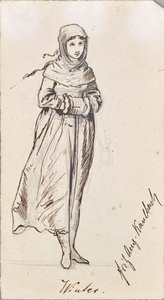 Personificatie van de winter door Friedrich August von Kaulbach