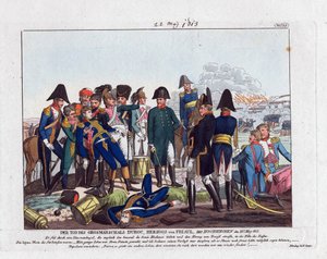 De dood van maarschalk Duroc bij Hochkirchen op 22 mei 1813