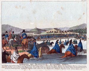 Het begin van de Franse invasie van Rusland door Friedrich Campe
