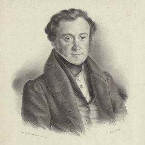 Portret van de componist Johann Wenzel Kalliwoda door Friedrich Gustav Schlick