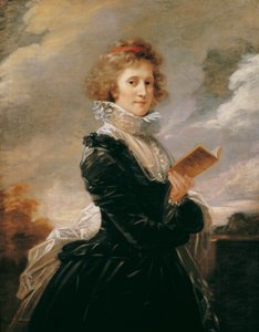 De actrice Josefa Hortensia Füger, de vrouw van de kunstenaar