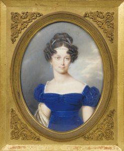 Prinses Henrietta van Nassau-Weilburg, vrouw van aartshertog Karel van Oostenrijk, 1797-1829 door Friedrich Johan Gottlieb Lieder
