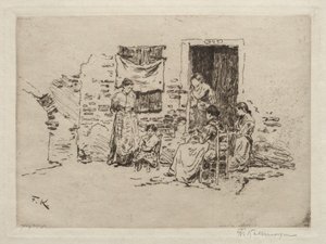 Chioggia door Friedrich Kallmorgan