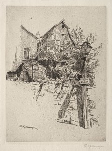 Verloren hoek door Friedrich Kallmorgan