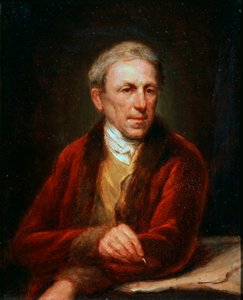 Zelfportret, 1840 door Friedrich Kuhnel