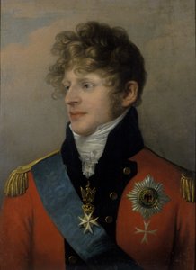 Hertog August van Sachsen-Gotha-Altenburg door Friedrich Ludwig Theodor Doell