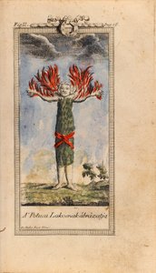 Illustratie in Ludvig Holberg- De Reis van Niels Klim naar de Ondergrondse Wereld