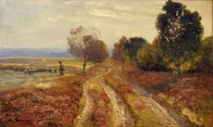De Heideweg door Friedrich Schwinge